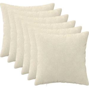 vidaXL Калъфка за възглавница 6 pcs HEERLEN Кремаво 35 x 35 cm (908132)