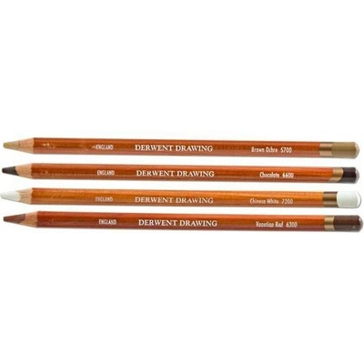 Derwent Drawing umělecké pastelky jednotlivé kusy Ivory black 6700 34391