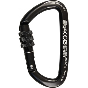 Kong Винтов карабинер Kong Guide Screw Screwgate carabiner - Black - размер One Size (322-0061-0311)