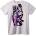 NOONEBRAND Тениска Неонов Самурай Аниме - 4XL, White