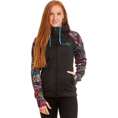 Meatfly Alisha Zip True Black/Dancing Earth