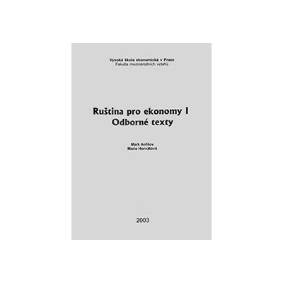 Ruština pro ekonomy I