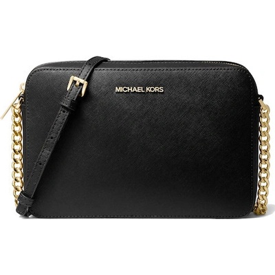 Michael Kors Jet Set Large Saffiano Leather crossbody black