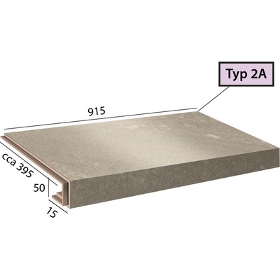 BRASED Objectline Step 2A - 1062 Pískovec šedý