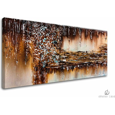 Autorská reprodukcia na plátne ABSTRAKT - 70x30 cm