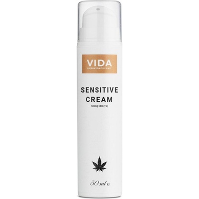 Pura Vida Organic CBD Krém na citlivou pleť 500 mg 50 ml