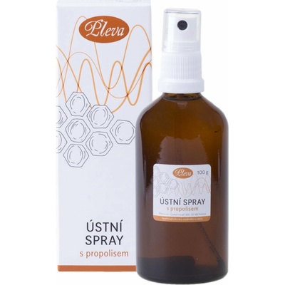 Pleva Ústny spray s propolisom v skle 100 g