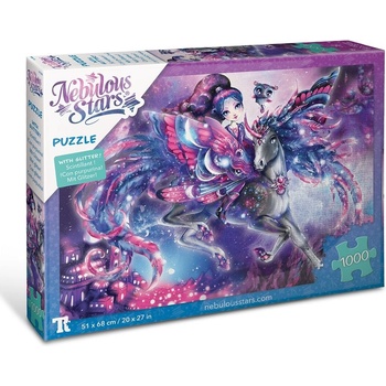 Image 1 of Nebulous Stars - Блестящ пъзел 1000 части, Еклипсия и нейния еднорог