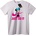 NOONEBRAND Тениска Minnie Mouse Just Do It - S, White