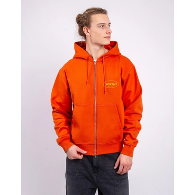 Gramicci Original Freedom Zip Hooded Sweatshirt burnt orange