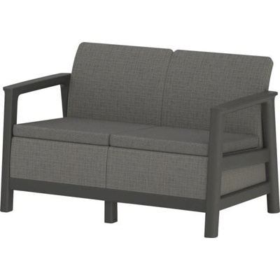 Scandi Linea 73 x 126 x 77,5 cm sivá