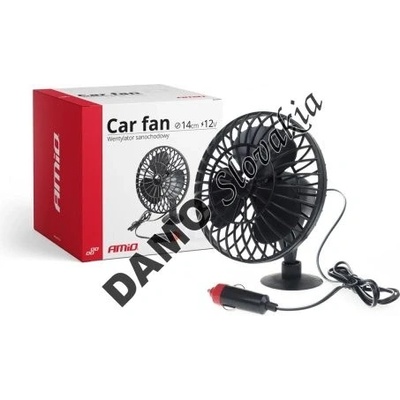 AMIO Ventilátor do auta s prísavkou mini FAN 12V