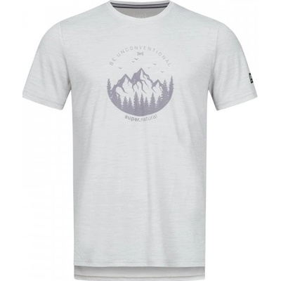 Super.Natural Graphic Tee light grey silver grey