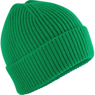 Beechfield Čepice Recycled B385R s manžetou COT53385R52099-kelly green Zelená kelly