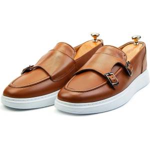 Ducavelli Strap Мъжки обувки от естествена кожа - Таба 308236 (308236_Кафяво)