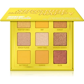 Makeup Obsession Mini Palette палитра сенки за очи цвят Sunshine Makes Me Happy 0, 38 гр