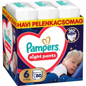 Pampers Night Пелени-гащички 13-19кг Junior 6 (80 бр. ) (80895139)