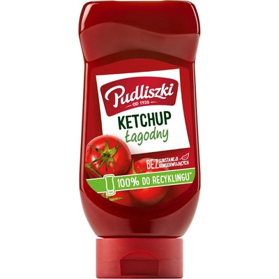 Pudliszki Kečup jemný PARADAJKOVÁ 480 g