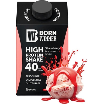 Born Winner протеинов шейк ягодов сладолед
