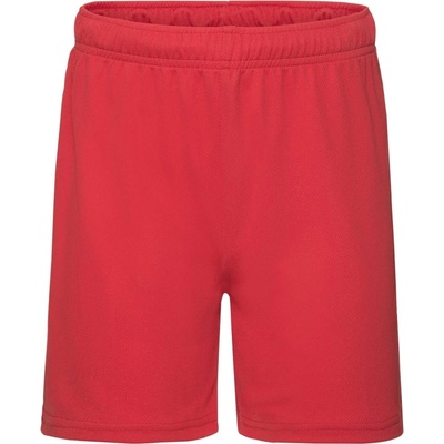 Red shorts Performance Fruit of the Loom červená