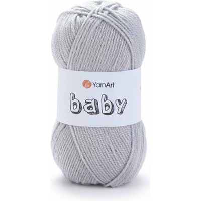 Yarn Art příze Baby 855 světle šedá