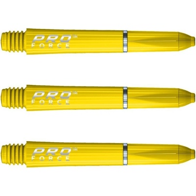 Winmau Pro Force žluté, krátké