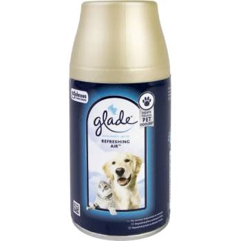 Glade Refreshing Air mazlíčci automatický osvěžovač vzduchu s vůní čistého prádla, chladivého vzduchu a konvalinky náhradní náplň sprej 269 ml