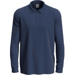 Stedman classic polo long sleeve st3400 / Мъжка поло риза с дълъг ръкав - тъмносиня m (st3400navm)