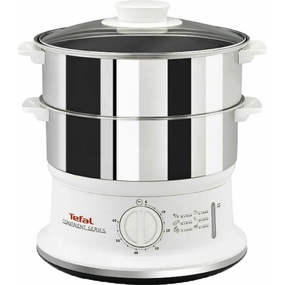 Tefal VC145140 Steam Cooker Convenient Series Stainless Steel 6L 900W - White (VC145140)