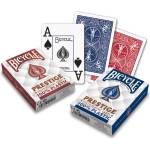 The United States Playing Card Company Пакет професионални карти за игра poker, Bicycle Prestige, 100% plastic, poker size, Jumbo Index