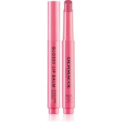 Dermacol Beauty Stick Glossy Lip Balm гланц-грижа за устни с охлаждащ ефект аромати 04 Lychee 2.2 гр