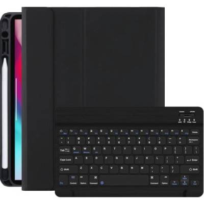 Калъф с клавиатура и място на Apple Pencil за iPad Air 4 (2020) / Air 5 (2022) / Pro 11" (2018-2022) - черен (46433)
