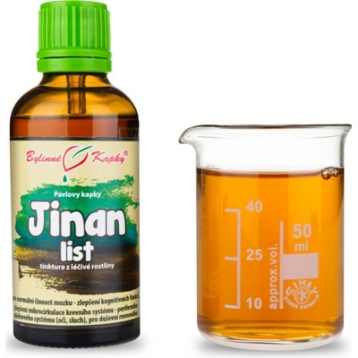 Ginko dvojlaločné list kvapky tinktúra 50 ml