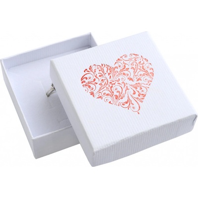 JK Box Bílá krabička se srdíčkem LD-4/A1/A7 – Zboží Dáma