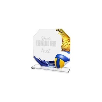 Poháry Bauer Skleněná trofej CR2024302M68 Volejbal