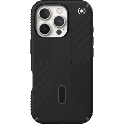 Speck Калъф Speck Presidio2 Grip, MagSafe, ClickLock, за iPhone 16 Pro, Black (24751)