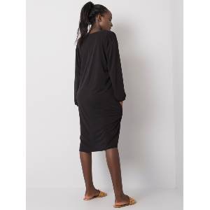 Ex Moda Дамска ежедневна рокля модел 21-604.99 ex moda цвят черен