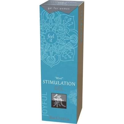 Hot Shiatsu Stimulation Gel Stimulační gel pro ženy na intimní partie máta 30 ml