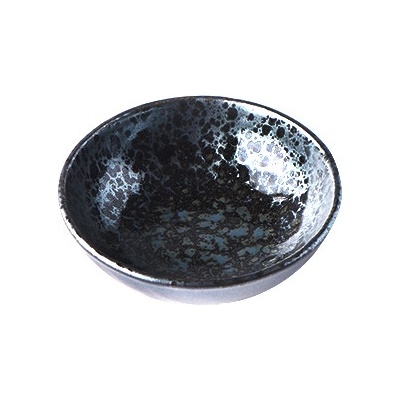 MIJ Jídelní mísa BLACK PEARL 13 cm, 200 ml, černá, keramika