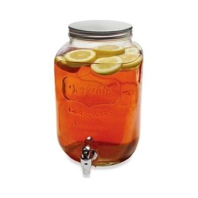 DRINK Zásobník láhev sklo s kohoutkem 8000 ml – Zboží Dáma