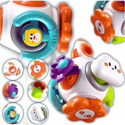 SENZORICKÁ RAKETA 6v1 EDUKAČNÍ HRAČKA VOLANT SPINNER PUZZLE