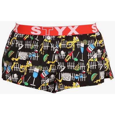 Styx Дамски спортни гумени къси панталони Styx art party Styx | Lilav | ЖЕНИ | L