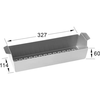Příslušenství ke dřezům Villeroy & Boch - odkapávací miska 8K3700K1, nerez