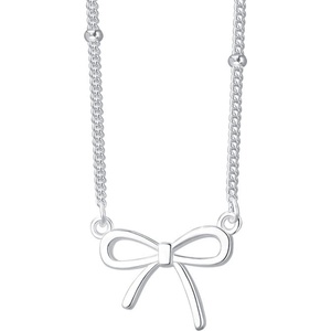 Silenti Jewelry Сребърно колие "Панделка