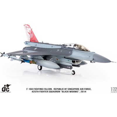 JC Wings F-16D Fighting Falcon RSAF 425th FS Black Widows Singapore 2014 1:72