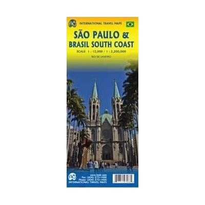 plán Sao Paulo 1:12 t., Southern Brasil 1:2,2 mil. ITM