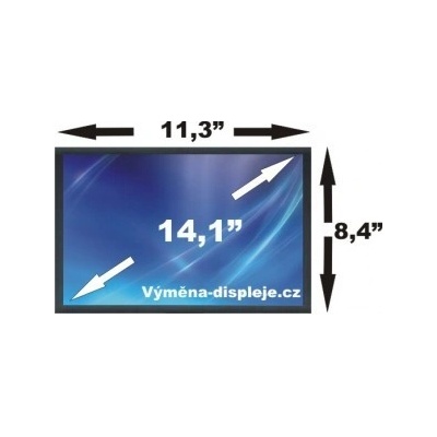 CLAA141PA01 LCD Displej, Display pro Notebook Laptop Lesklý