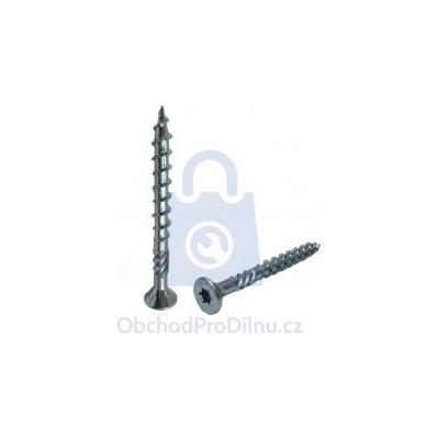 Vrut stavební se zápustnou hlavou, drážka TORX, RAPI-TEC HBS, pozinkovaný 8 x 90 mm, balení 50 ks