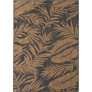 Ayyildiz Черен/кафяв килим за открито и закрито 120x170 cm Mira 1451 - Ayyildiz Carpets (MIRA1201601451BLACK)