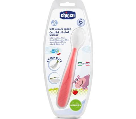 Chicco Lyžička Silikón Soft